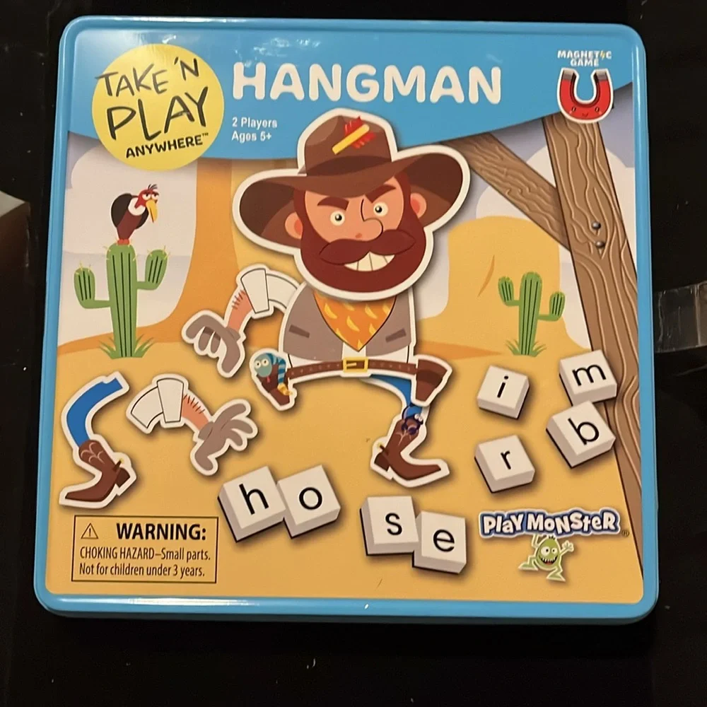 Take 'N Play Hangman Game - Blue